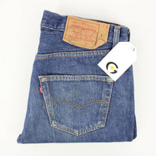 Load image into Gallery viewer, Mens LEVIS 501 Jeans Dark Blue | W33 L32
