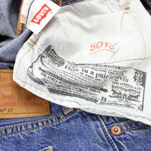 Load image into Gallery viewer, Womens LEVIS 501 CT Jeans Blue | W34 L30
