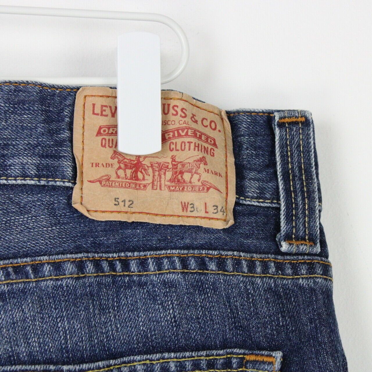 Mens LEVIS 512 Jeans Mid Blue | W38 L30