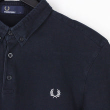 Load image into Gallery viewer, Mens FRED PERRY Polo Shirt Navy Blue | Large
