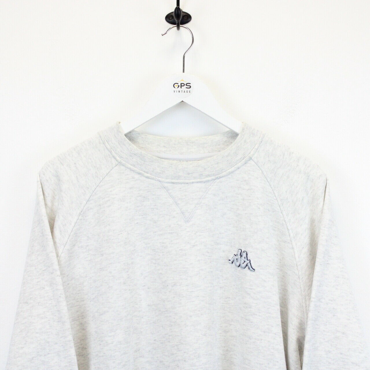 KAPPA 90s Sweatshirt Light Grey | XL