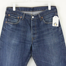 Load image into Gallery viewer, Mens LEVIS 501 Jeans Dark Blue | W34 L28

