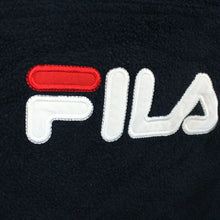 Load image into Gallery viewer, FILA 90s 1/4 Zip Fleece Navy Blue | Medium
