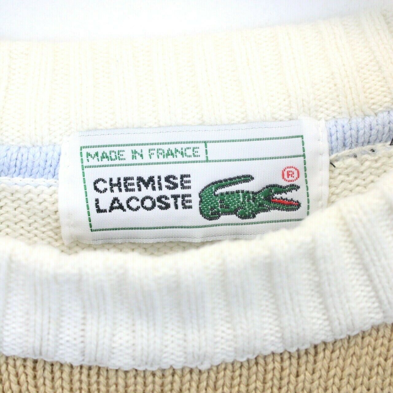 CHEMISE LACOSTE Knit Sweatshirt Multicolour | Small