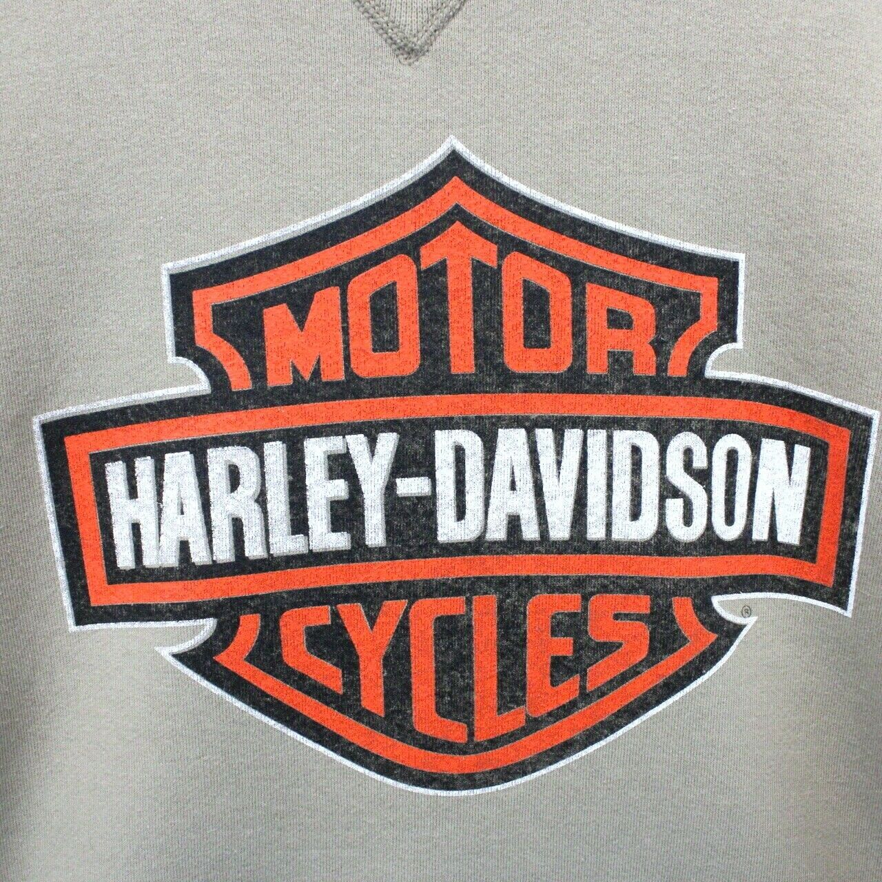HARLEY DAVIDSON 90s Sweatshirt Beige | Large