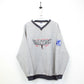 NFL 90s Atlanta FALCONS Sweatshirt Grey | Large