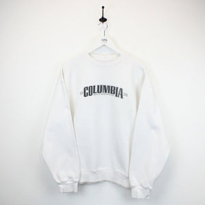 COLUMBIA 00s Sweatshirt White | XL