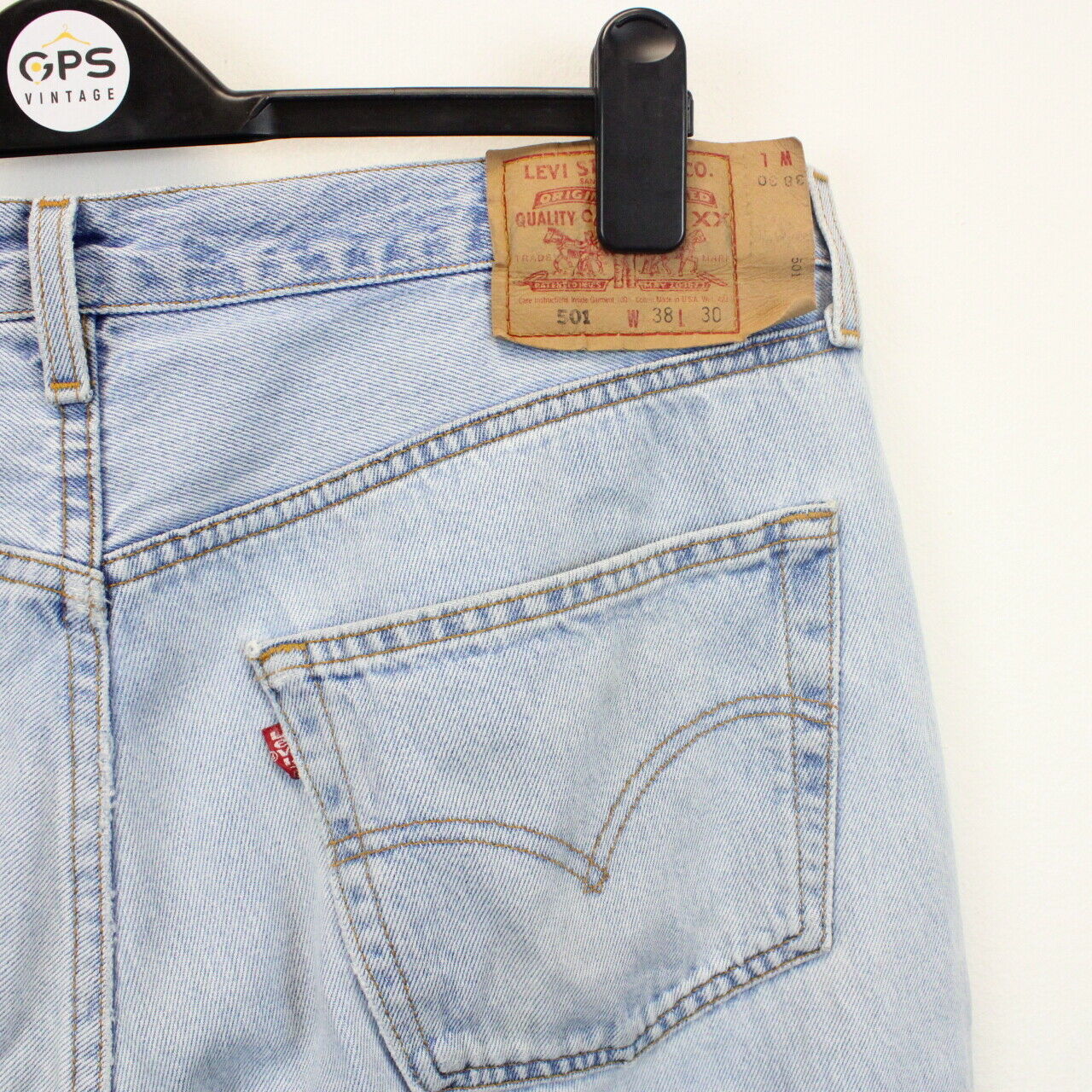 LEVIS 501 Jeans Light Blue | W38 L30