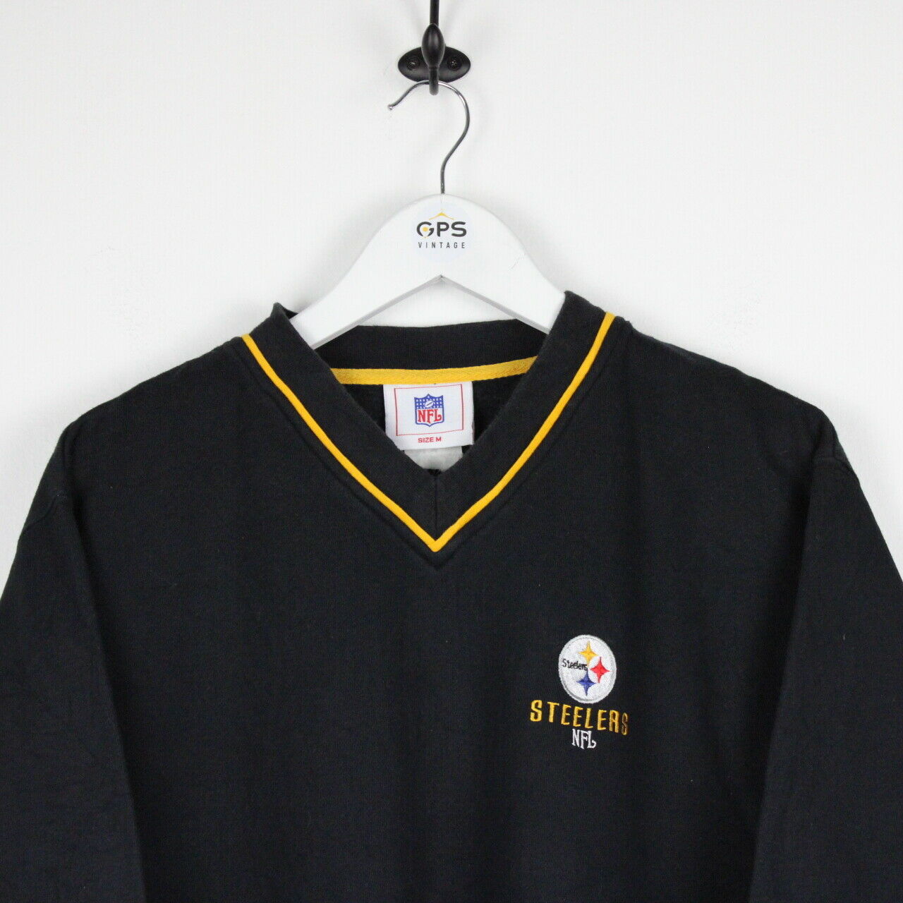 Vintage NFL Pittsburgh STEELERS Sweatshirt Black | Medium