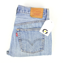 Load image into Gallery viewer, Womens LEVIS 501 S Jeans Light Blue | W28 L30
