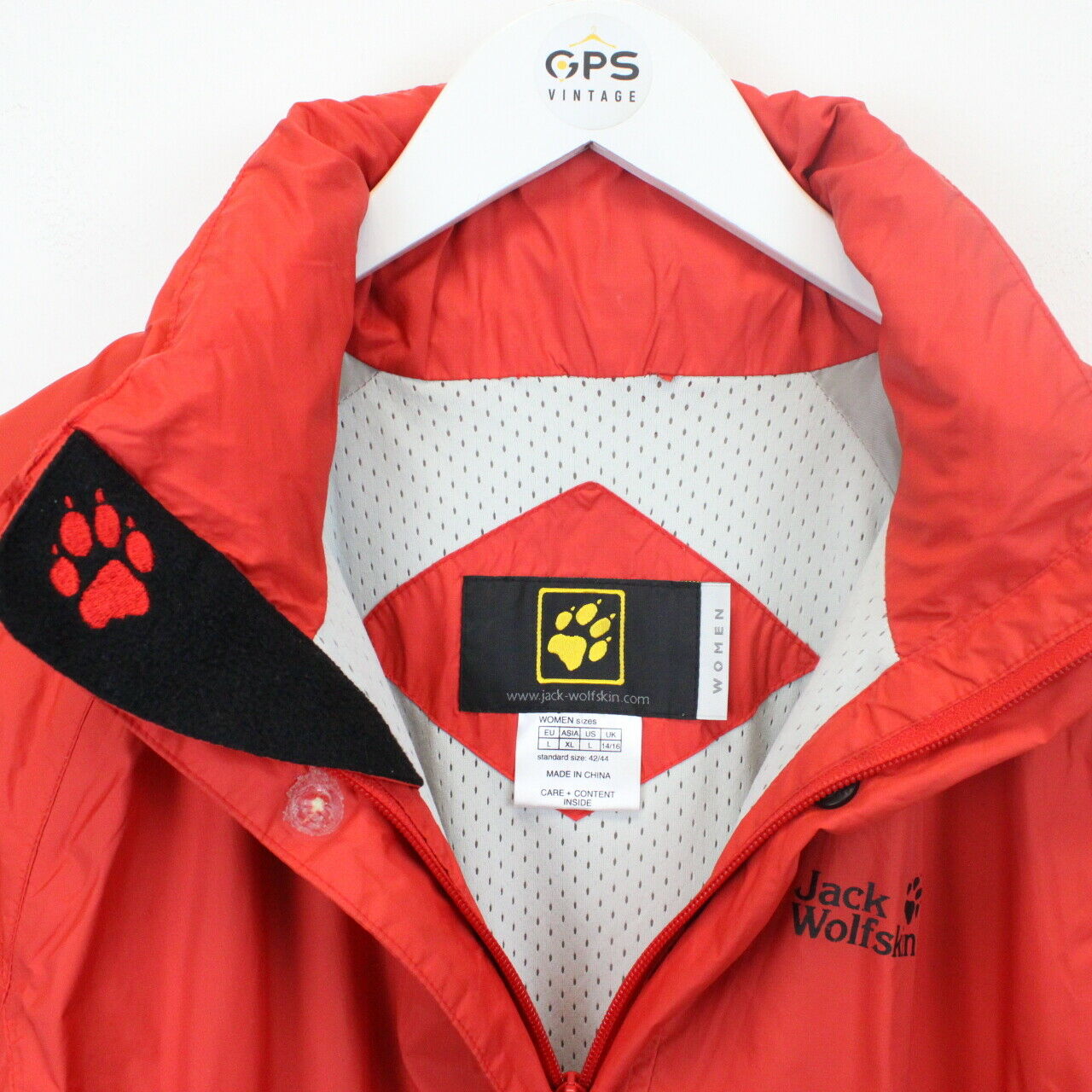 Womens JACK WOLFSKIN Jacket Red | Large