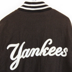 MLB 90s New York YANKEES Jacket Brown | XXL