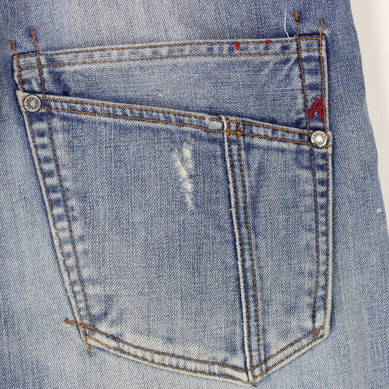 Mens REPLAY Browann Jeans Mid Blue | W36 L30