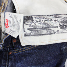 Load image into Gallery viewer, Womens LEVIS 501 Jeans Dark Blue | W29 L26

