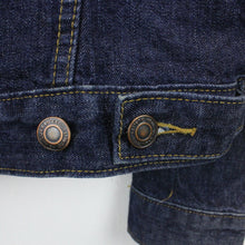 Load image into Gallery viewer, Womens Denim Jacket Dark Blue | Small
