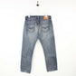 Mens LEVIS 501 Jeans Mid Blue | W34 L30