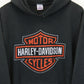 HARLEY DAVIDSON 90s Hoodie Black | Large