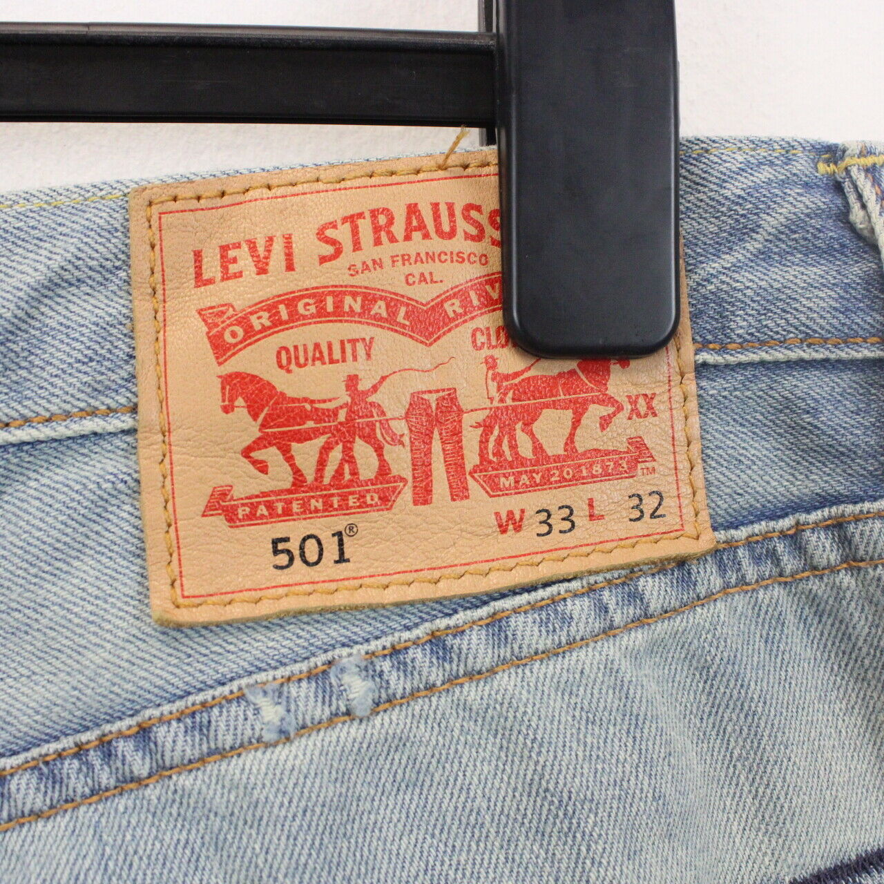 LEVIS 501 Jeans Light Blue | W33 L32