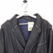 Load image into Gallery viewer, Biker 80s Leather Jacket Black | Medium
