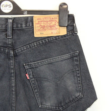 Load image into Gallery viewer, Womens LEVIS 501 Shorts Black | W30
