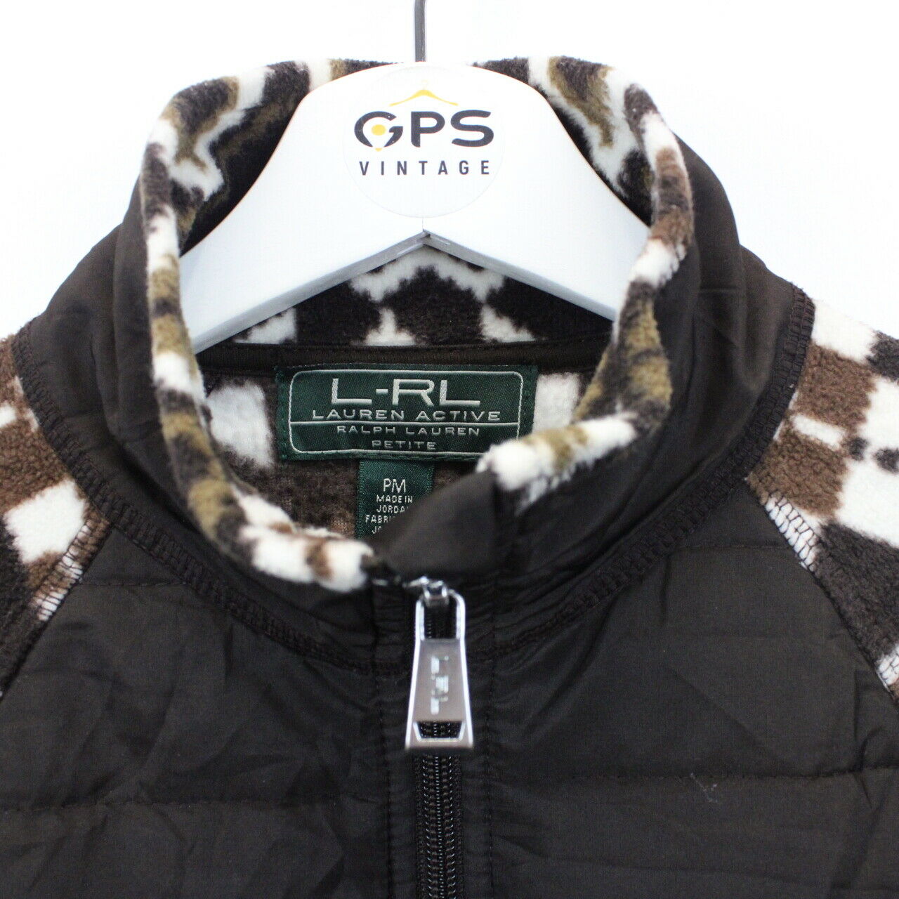 Womens RALPH LAUREN Fleece Jacket Brown | XS