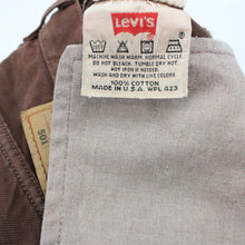 Load image into Gallery viewer, LEVIS 501 Jeans Brown | W33 L32
