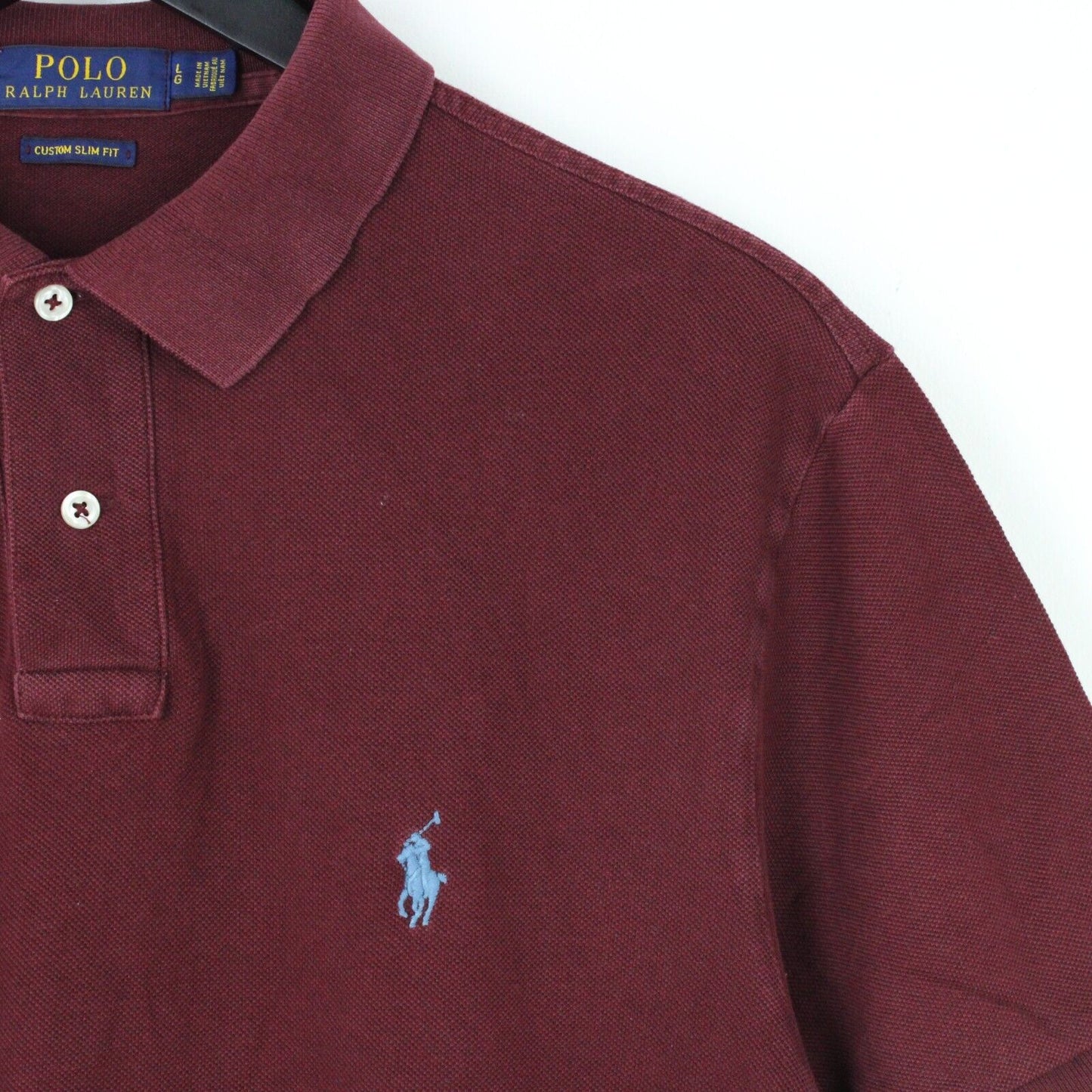 Mens RALPH LAUREN Polo Shirt Red | Large
