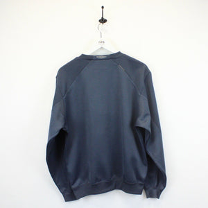 UMBRO 00s Sweatshirt Navy Blue | Small