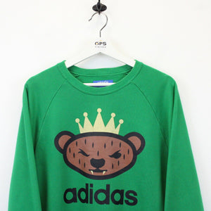 ADIDAS ORIGINALS Sweatshirt Green | Medium