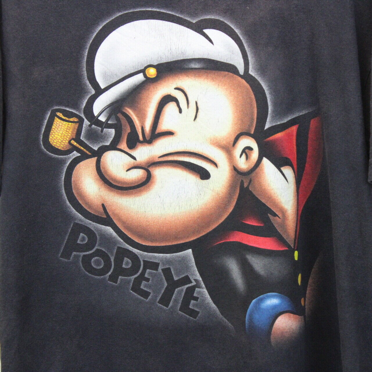 POPEYE 90s T-Shirt Black | Large