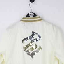 Load image into Gallery viewer, Womens ROCAWEAR Varsity Jacket Cream | Medium
