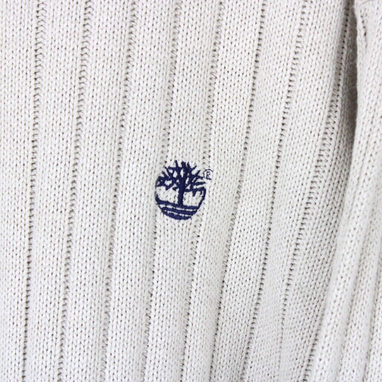 Mens TIMBERLAND 90s Knit Sweatshirt Beige | XL