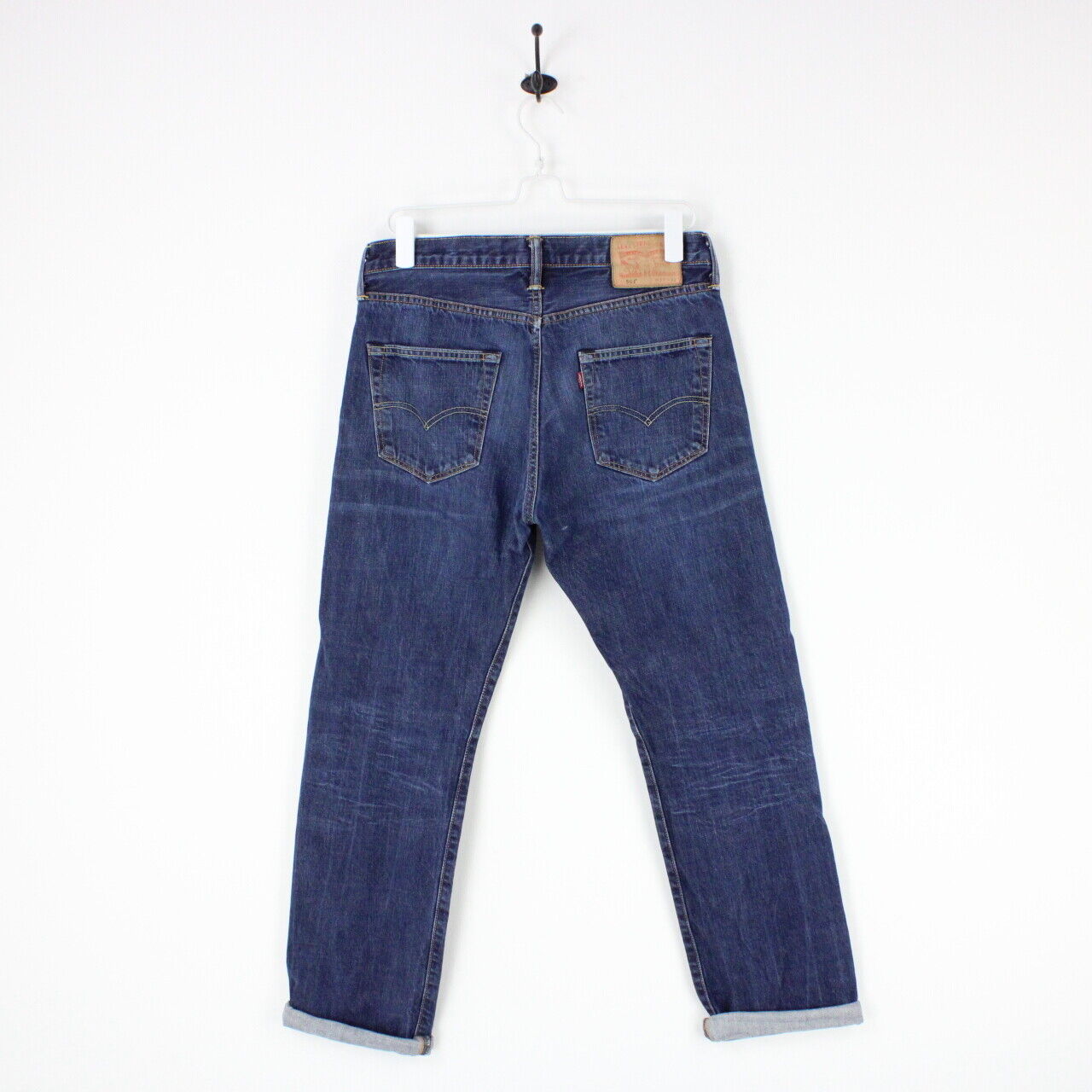 Mens LEVIS 501 Jeans Dark Blue | W31 L28