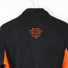 Load image into Gallery viewer, Womens Vintage HARLEY DAVIDSON 1/4 Zip Fleece Black | XL
