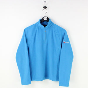 Womens BERGHAUS 1/4 Zip Fleece Blue | Medium