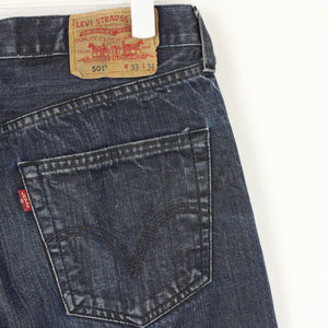 Mens LEVIS 501 Shorts Dark Blue | W33