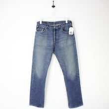 Load image into Gallery viewer, Mens LEVIS 501 Jeans Mid Blue | W33 L34
