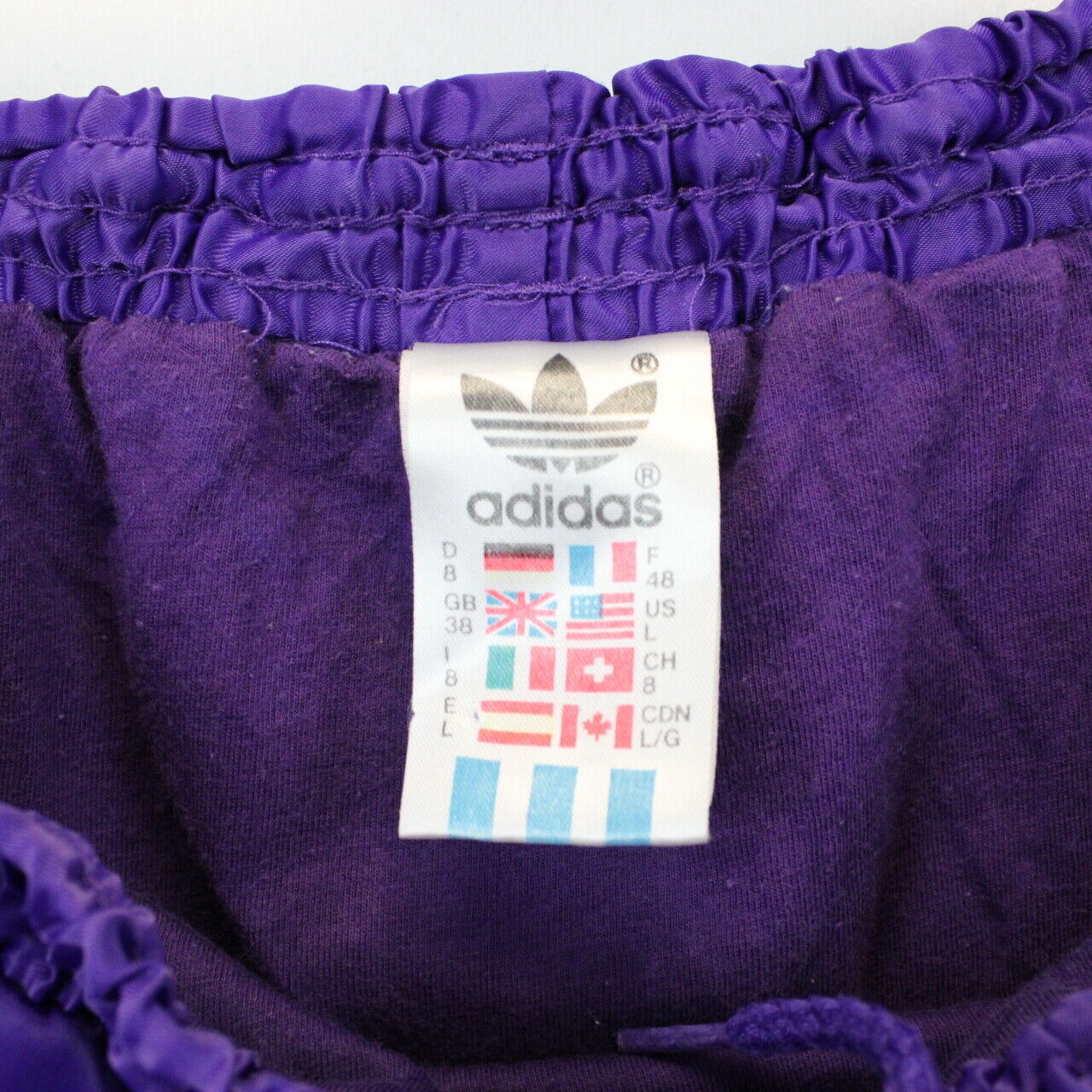 ADIDAS 90s Shorts Purple | Large