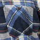 Flannel Plaid Shirt Blue | Small