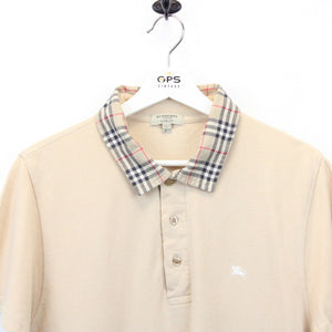 BURBERRY Polo Shirt Beige | Large