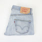 LEVIS 501 Jeans Light Blue | W33 L32