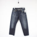 Mens LEVIS 501 Jeans Dark Blue | W34 L30
