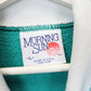 Womens 90s Christmas Sweatshirt Green | Large