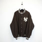 MLB 90s New York YANKEES Jacket Brown | XXL