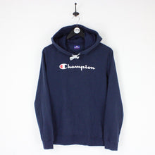 Load image into Gallery viewer, Mens CHAMPION Hoodie Navy Blue | Small
