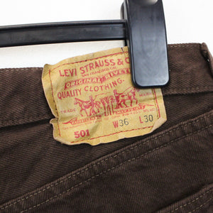LEVIS 501 Jeans Brown | W36 L30