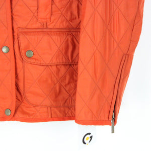 Womens BARBOUR INTERNATIONAL Quilt Jacket Orange | Medium