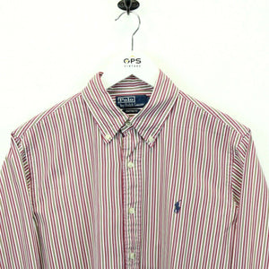 RALPH LAUREN 90s Shirt Red | Medium
