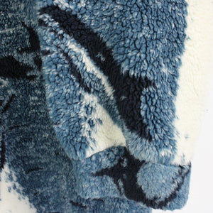 Womens 90s Fleece Jacket Blue | XL