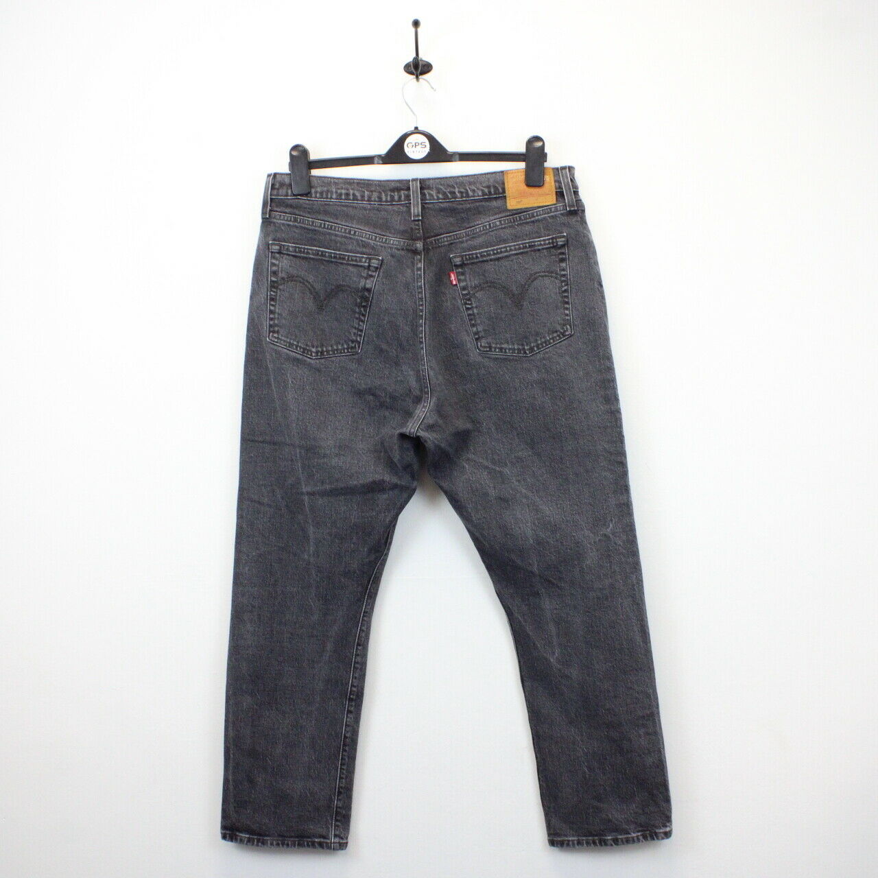 Womens LEVIS 501 Big E Jeans Grey Charcoal | W34 L28